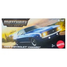 Matchbox: Papírová krabička 1969 Chevrolet Camaro autíčko 1/64 - Mattel