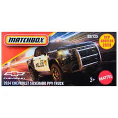 Matchbox: Papírová krabička 2024 Chevrolet Silverado PPV Truck autíčko 1/64 - Mattel