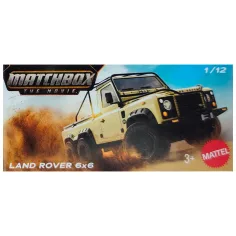 Matchbox: Papírová krabička Land Rover 6x6 autíčko 1/64 - Mattel