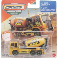 Matchbox: Pracovní stroje Cement King 1/64 - Mattel
