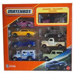 Matchbox: Sada 8 malých autíček s exkluzivním autem Audi e-tron - Mattel