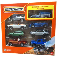 Matchbox: 8dílná sada autíček s exkluzivním vozem Ford F250 Super Duty - Mattel