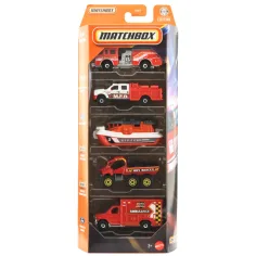 Matchbox: Záchranná sada 5 kusů autíček 1/64 - Mattel