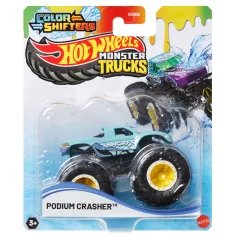 Hot Wheels Monster Trucks: Měnič barev - Podium Crasher - Mattel