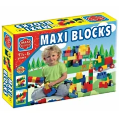 Maxi Blocks velký box stavebních kostek 56 ks - D-Toys