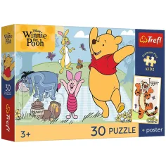 Medvídek Pú a jeho přátelé 30ks prémiové puzzle - Trefl obrázek 1