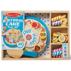 Melissa & Doug: Dřevěná narozeninová dortová sada - Spin Master