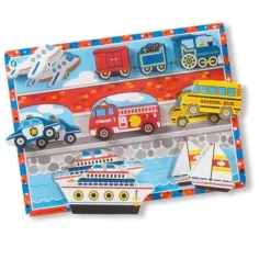 Melissa&Doug: Vozidlový puzzle - Spin Master