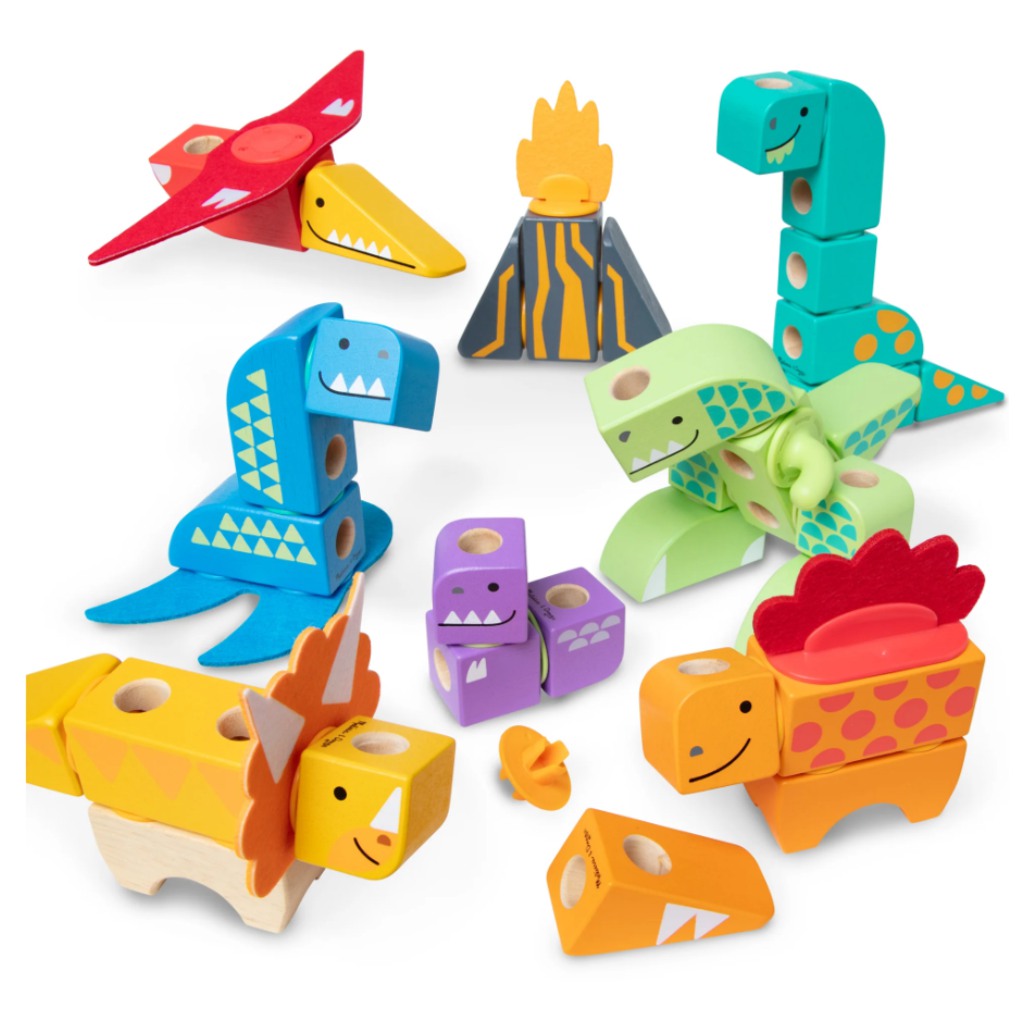 Melissa & Dough Blockables Dinosauří stavebnice 69ks obrázek 2