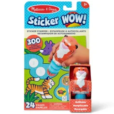 Melissa&Doug: Sticker WOW! Razítko na samolepky – Tygr – Spin Master