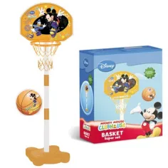 Mickey myš basketbalový koš a míč - Mondo Toys