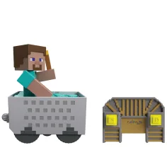 Minecraft RC dálkově ovládaný důlní vozík se figurkou Steva – Mattel obrázek 5