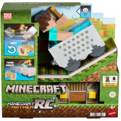 Minecraft RC dálkově ovládaný důlní vozík se figurkou Steva – Mattel obrázek 1