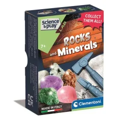 Mini archeologická sada - Minerály a drahokamy - Clementoni