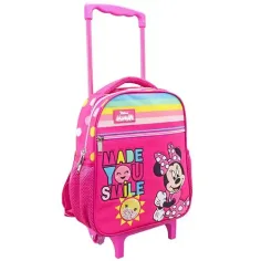 Růžový batoh pro školáky Minnie Mouse 27x10x31cm