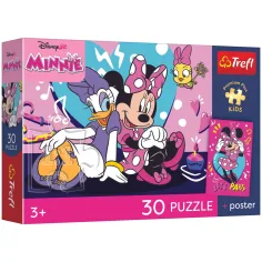 Minnie myš a její přátelé 30dílná prémiová skládačka - Trefl obrázek 1