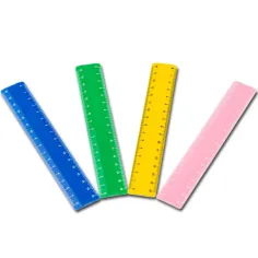 Nebulo: Plastová pravítko v několika barvách 16cm obrázek 2