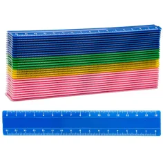 Nebulo: Plastová pravítko v několika barvách 16cm