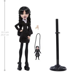 Monster High x Wednesday – Panenka Wednesday Addams s doplňky – Mattel obrázek 3
