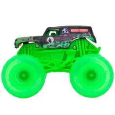 Monster Jam: Svítící Grave Digger světelný monster truck – 1/43 - Spin Master obrázek 3