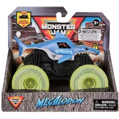 Monster Jam: Svítící Megalodon světelný monster truck – 1/43 - Spin Master