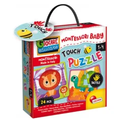 Montessori Baby: Dotyková skládačka - Zvířata