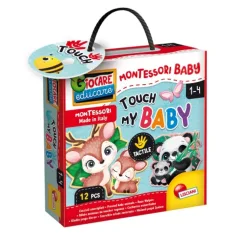Montessori Baby Touch zvířata logická skládačka - Lisciani