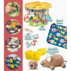 Montessori: Dům myši - Hra myší - Lisciani obrázek 3
