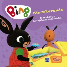Móra: Bing - Hledání pokladu pohádková kniha s výklopnými okny
