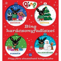 Móra: Bing vánoční ozdoby - Čtyři knížky na zavěšení na stromeček