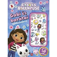 Móra: Gabi a její přátelé - Gabi dům pro panenky - omalovánka s pufovými samolepkami