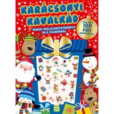 Móra: Vánoční kolotoč - Pufi samolepková pracovní kniha obrázek 1