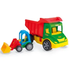 Multifunkční dumper s nakladačem - Wader