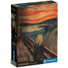Munch: Sbírka křiků 1000dílné puzzle s plakátem - Clementoni obrázek 1