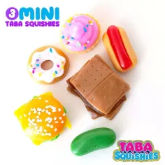 Mushmeez: DIY měkké, squishy mini pochoutky 3ks set různých 1ks obrázek 2