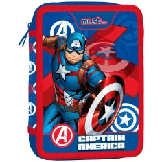 Must: Avengers - Captain America dvoupatrová plněná peněženka 15x21x5cm