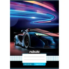 Nebulo: Neon auto s vzorem kostek A/5 27-32