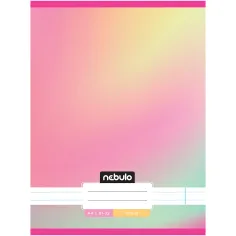 Nebulo: Vázané pastelové duhové vzorované sešity 81-32 A/4