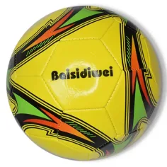 Neonový fotbalový míč z umělé kůže v několika variantách, 23 cm obrázek 2
