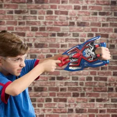 Nerf: Spider-Man Úplně nový den Web Strike Blaster pěnová zbraň – Hasbro obrázek 3