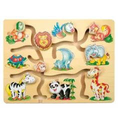 Neuvěřitelní zvířata dřevěné puzzle obrázek 1