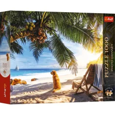 Odpočinek na pláži 1000ks prémiový puzzle - Trefl