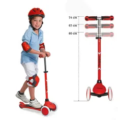 On a Go červený tříkolový koloběžka - Mondo Toys obrázek 3