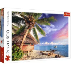 Ostrov Bora-Bora - 500 dílků puzzle - Trefl