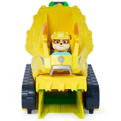 Paw Patrol A Dinosauří Film: Chomp & Rescue kousací vozidlo s figurkou Rubble - Spin Master obrázek 2