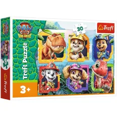 Paw Patrol ostrov dinosaurů 30ks puzzle - Trefl