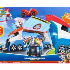 Paw Patrol: Vojenský transportér s zvukem s figurkou Rydera a jeho vozidlem - Spin Master