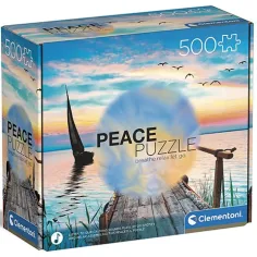 Peace Puzzle: Pokojný vánek 500dílná skládačka - Clementoni