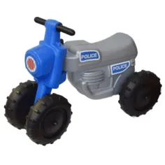 Policistická cross motorka na nožní pohon se 4 koly - D-Toys