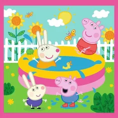 Peppa prasátko - 3 v 1 20, 36, 50 ks puzzle - Trefl obrázek 2